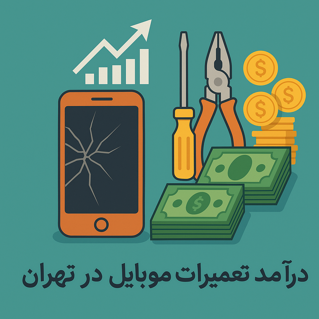 درآمد تعمیرات موبایل در تهران چقدر است؟
